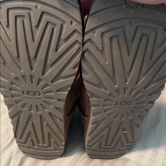 UGG Chestnut Shearling Button Boots - Picture 7 of 7